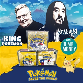 Charity 1999 Pokemon Box Break + Exclusive Las Vegas Party with Steve Aoki - Includes (3) Total Packs - (1) 1st Edition, (1) Shadowless, (1) Unlimited + (2) VIP Tickets - Possible Six Figure Charizard